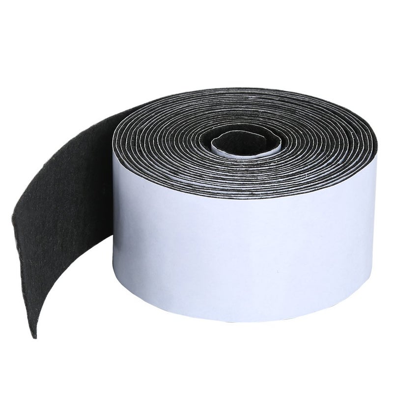 Pllieay 1 Pack Felt Tape in Self Adhesive, Polyester Felt Tape Furniture Felty Strips 1.96 inch x 0.04 inch x 14.7 feet for Furniture and Hard Surfaces - Image 1
